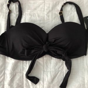 NWT Coco Reef black bikini top
